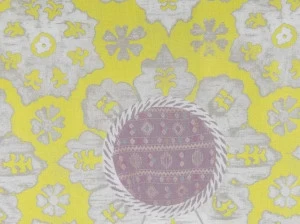 KOHRO Хлопковая ткань с цветочными мотивами  K0001027