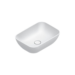 Прямоугольная раковина с одной столешницей