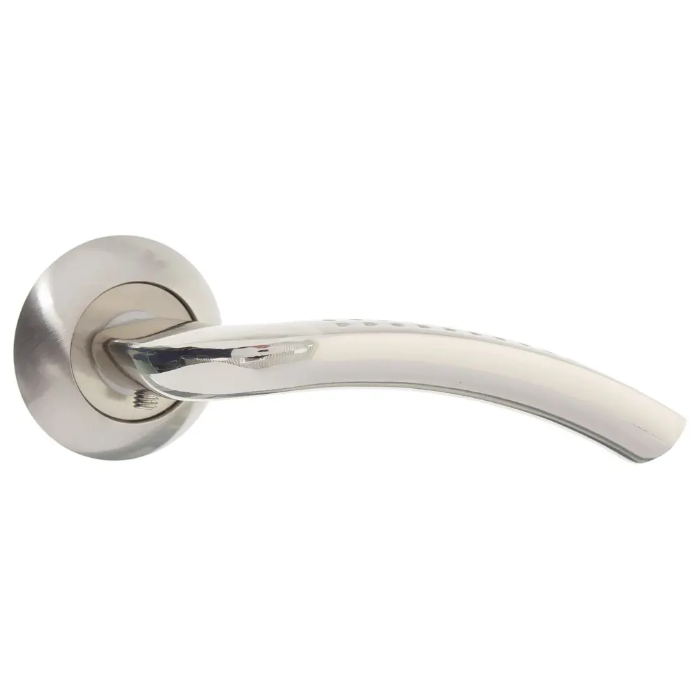 Ручки дверные на розетке EDS-09-10, цвет хром EDSON STLM-2173246