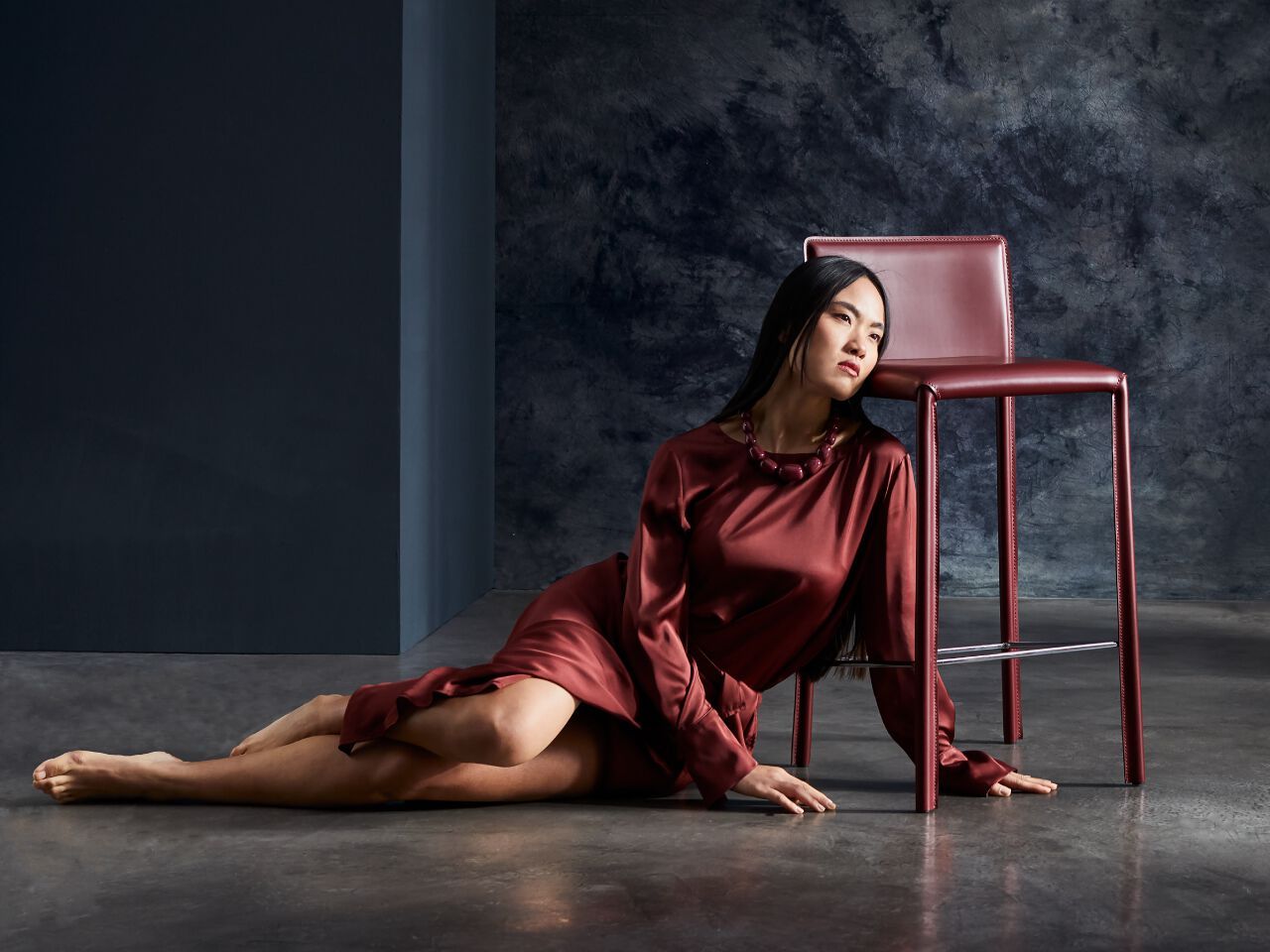 Высокий кожаный стул Julia Italia Агата ARCH-00080792 - Вид №3