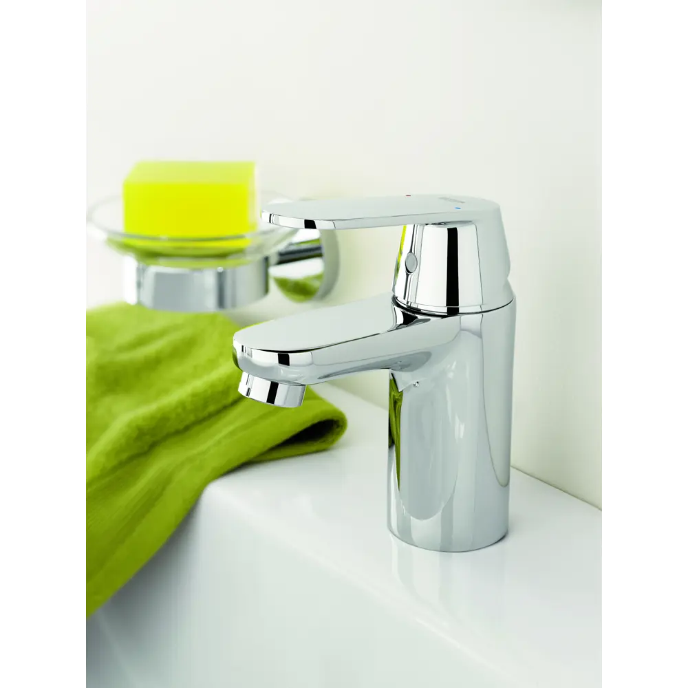 Смеситель для раковины Grohe Eurosmart Cosmo S однорычажный цвет хром Eurosmart Cosmopolitan STLM-2103141 - Вид №7