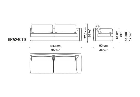 Ткань диван B&B Italia Ричард ARCH-00082196 - Вид №28