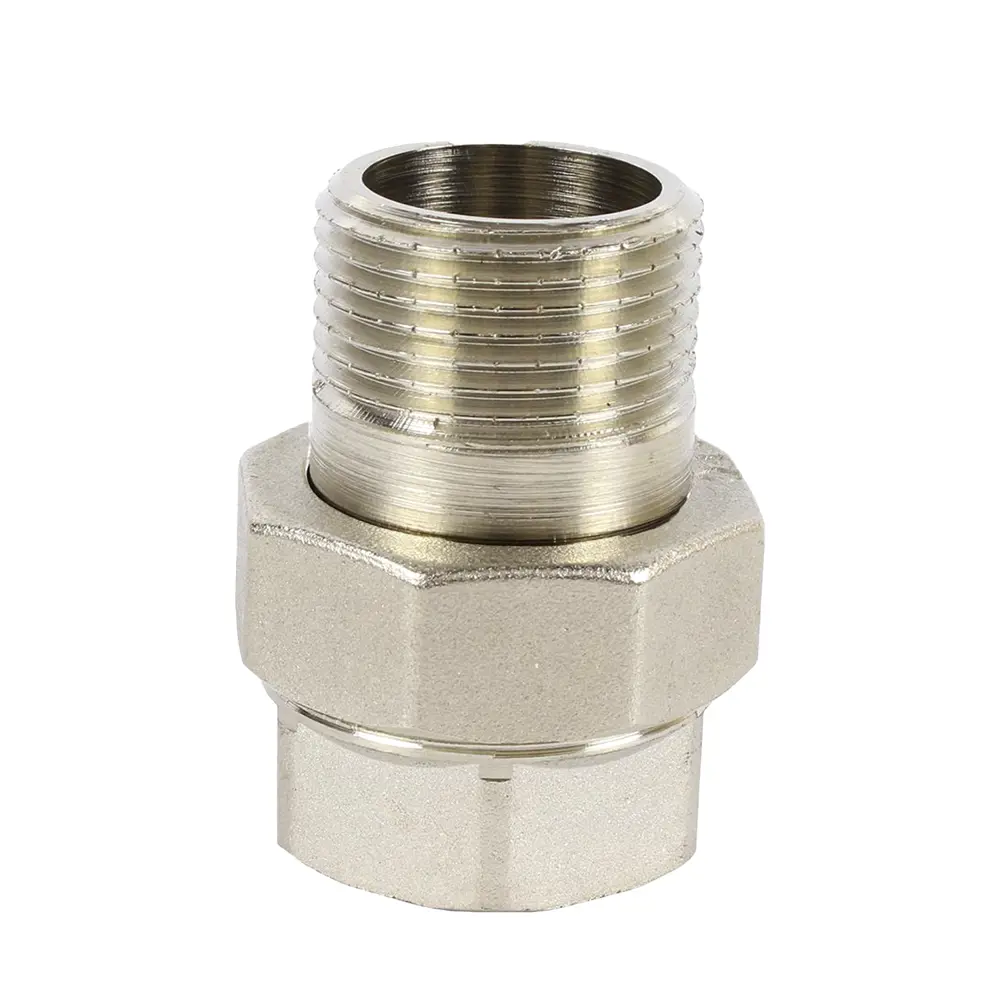 Сгон прямой американка MONLID 1/2" ВР-НР мм никелированная латунь STLM-2079039 - Вид №1