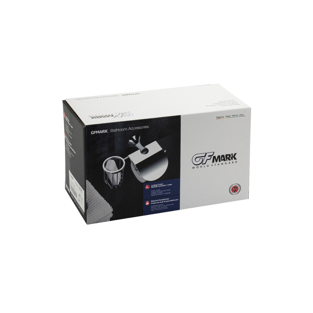 GFmark - Держатель освежителя воздуха и туалетной бумаги с экраном, с БЕЛОЙ МОЗАИКОЙ, код: 3216  - Вид №1