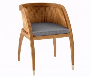 ASTELLO Садовый стул из тика с подлокотниками Coquelicot Cl.sf1.s1