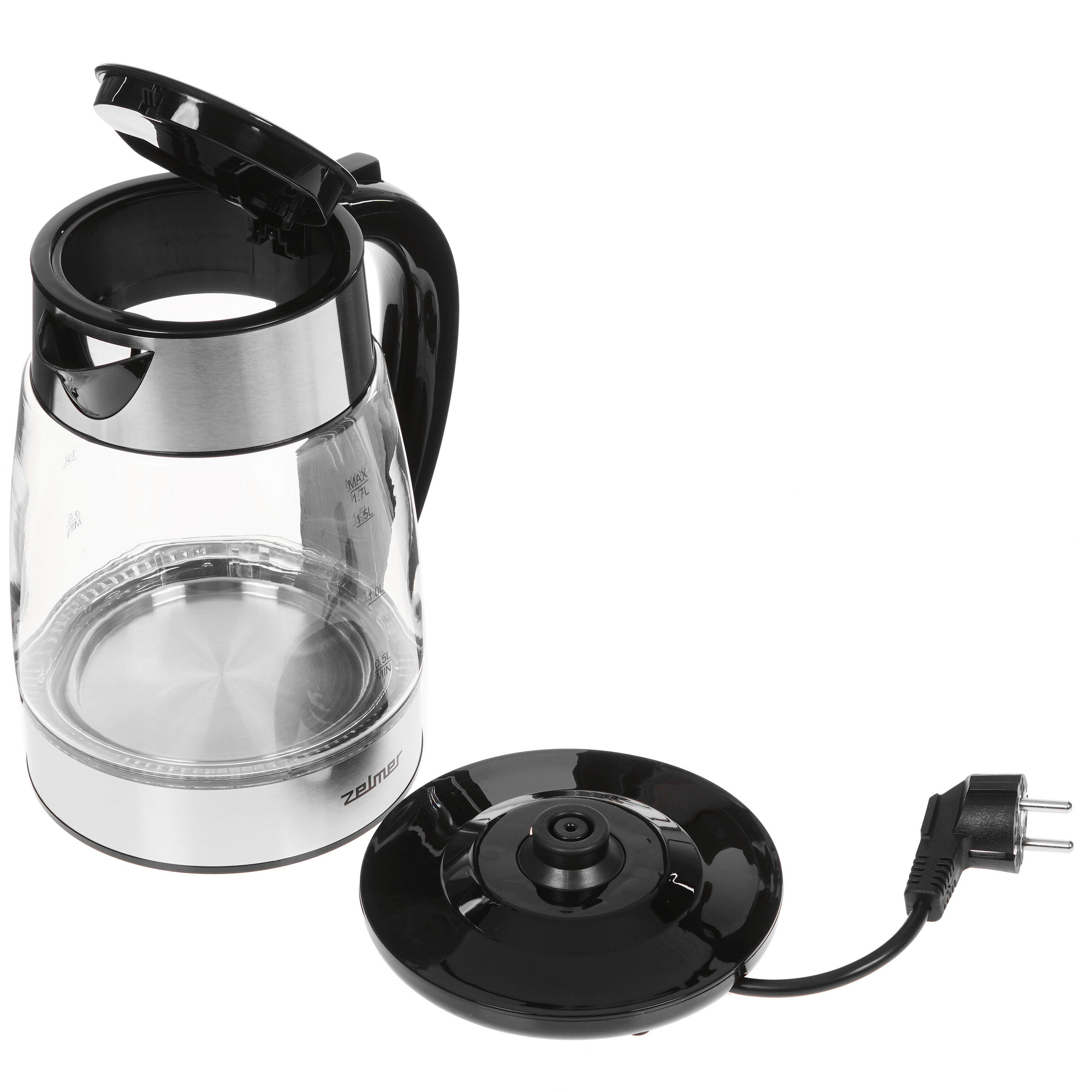 8196441 Электрочайник Zelmer ZCK8011 серебристый STDN-0101134 - Вид №4