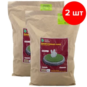 91838260 Семена газона Green Fingers Декоративный газон 2шт по 8кг STLM-1389436