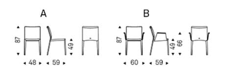 Кожаный стул Cattelan italia ARCH-00065736 - Вид №14