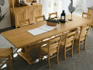Callesella Arredamenti Прямоугольный деревянный обеденный стол Every day
