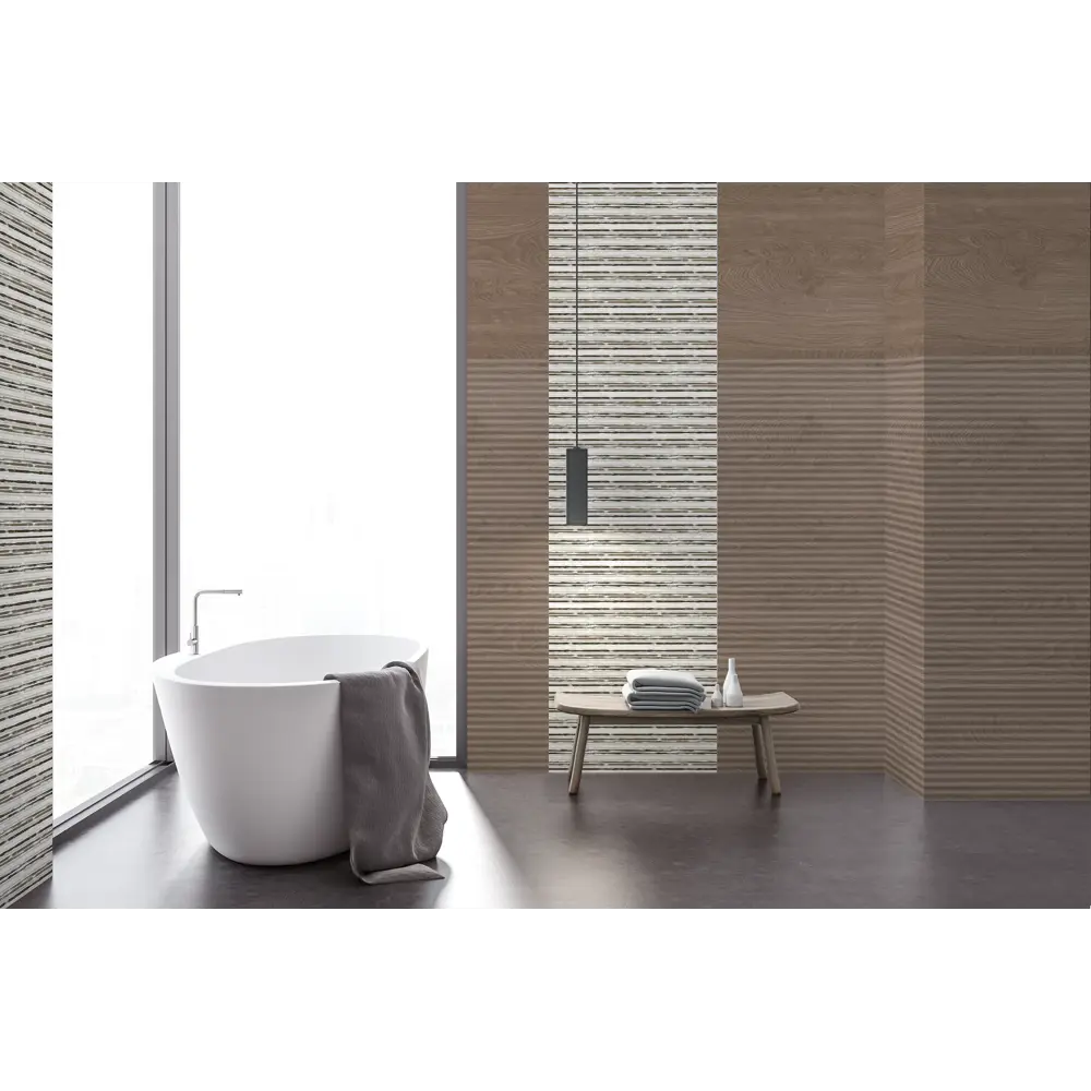 Плитка настенная Axima Тасмания 30x60 см 1.62 м² цвет коричневая STLM-2123725 - Вид №5