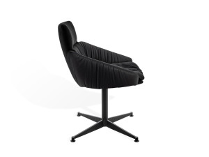 4-спицевое мягкое вращающееся кресло