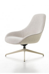 Кресло офисное Dilmun | Lounge 4 razze alluminio “Office” Martedesign Dilmun