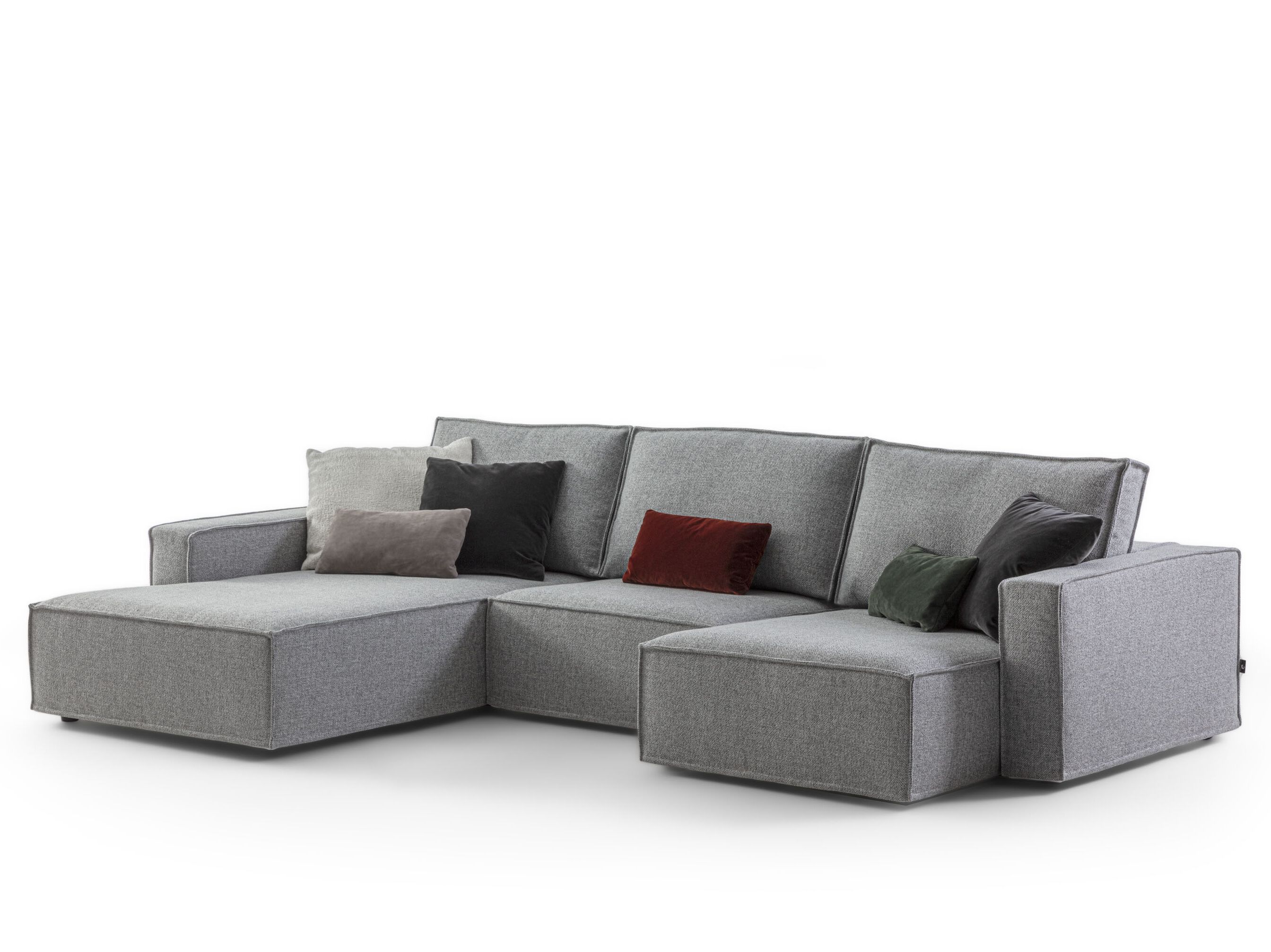 3-местный тканевый диван с шезлонгом GRUPPO FOX день Фокса ARCH-00065538