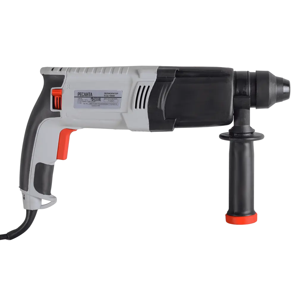 Перфоратор сетевой SDS-plus Ресанта П-32-1000К, 1000 Вт, 5.2 Дж STLM-2035162 - Вид №3