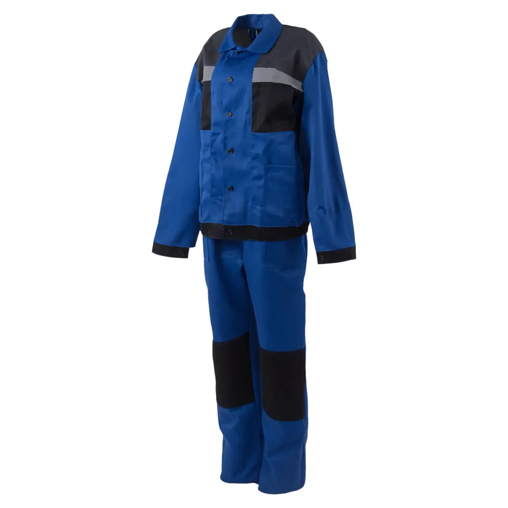 Костюм рабочий с полукомбинезоном Сектор цвет васильковый размер 48-50 рост 170-176 см 3M STLM-2127996