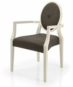 JMS Штабелируемый тканевый стул с подлокотниками Monolisa M446ce