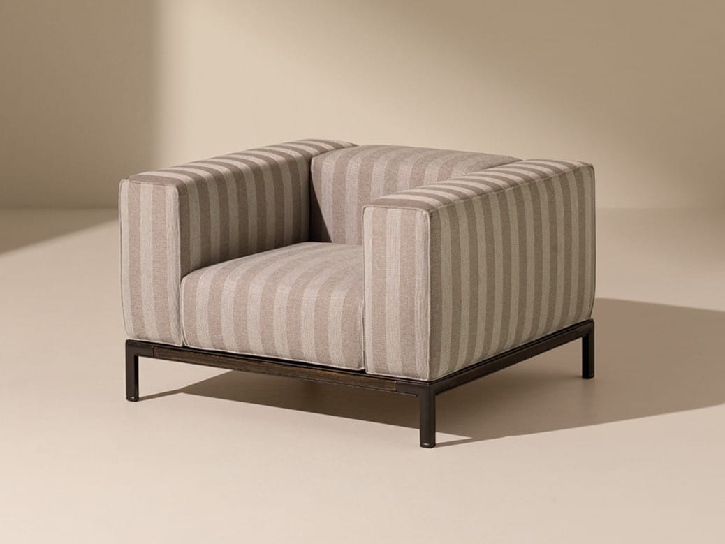 Тканевое садовое кресло с подлокотниками Ethimo Прибрежный ARCH-00069335