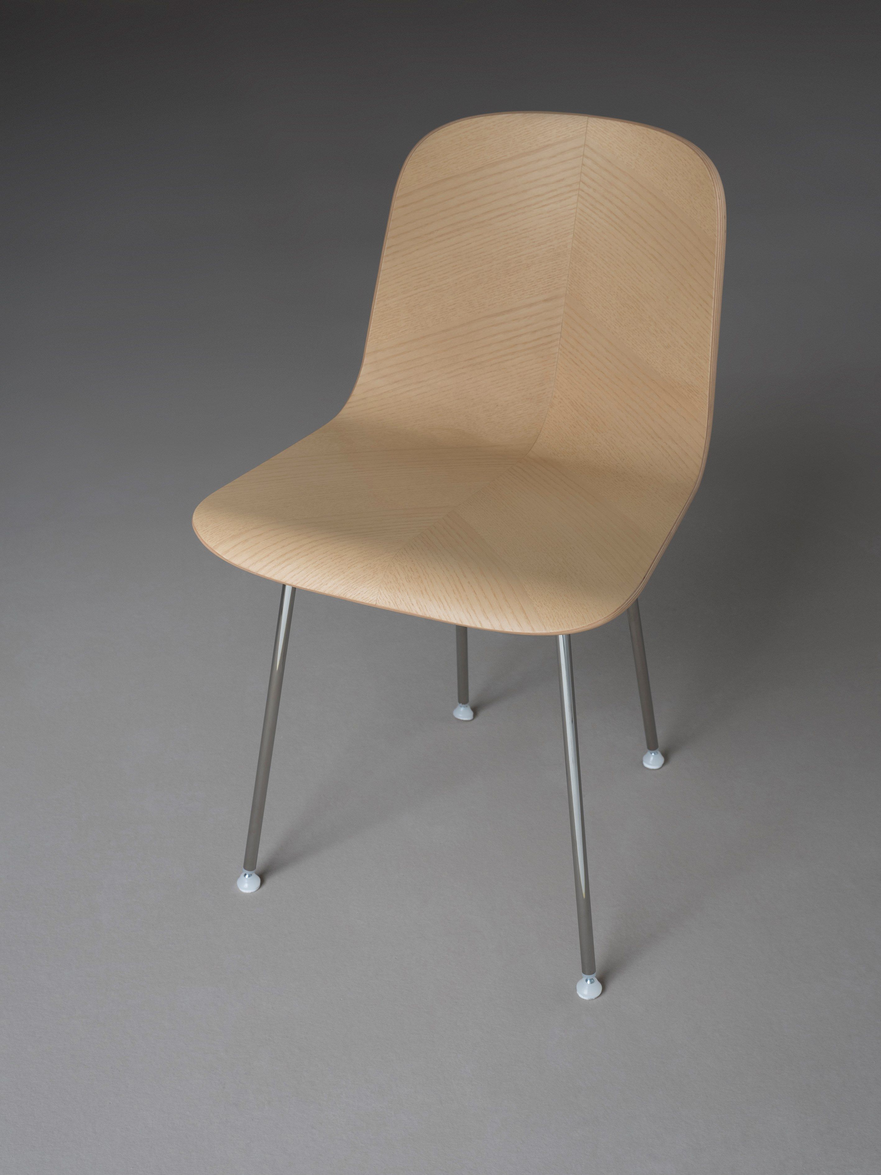 Стул из стали и дерева PIAVAL Herringbone-Contract ARCH-00056875 - Вид №2