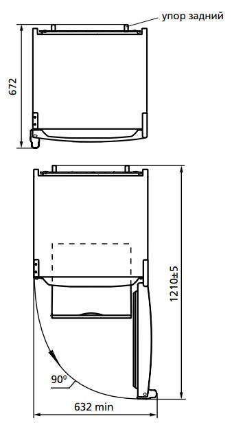 5462702 Морозильный шкаф  ATLANT М-7204-180 серебристый STDN-0068556 - Вид №12