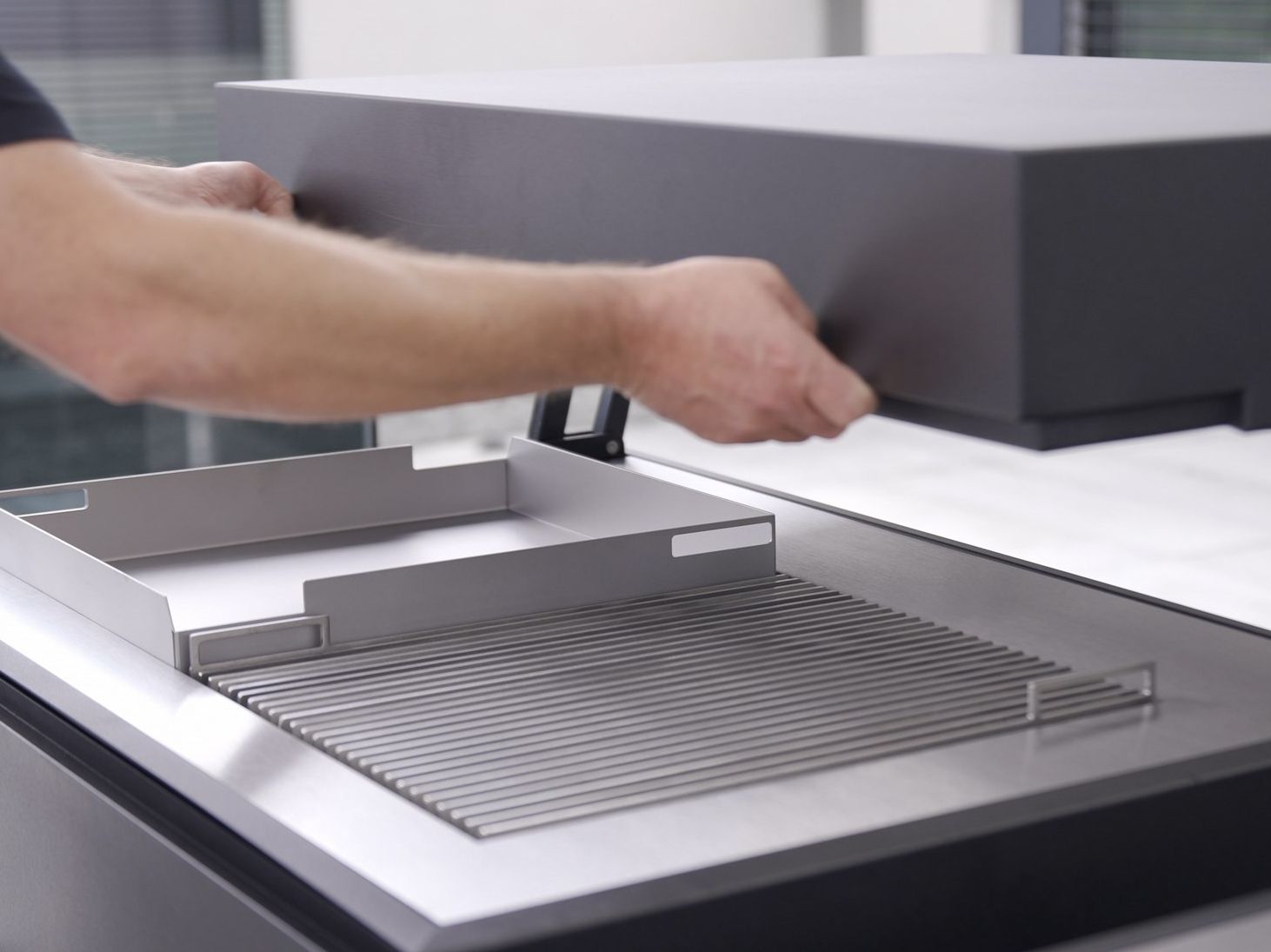 Modular steel outdoor kitchen Steininger Rock Air ARCH-00004640 - Вид №8