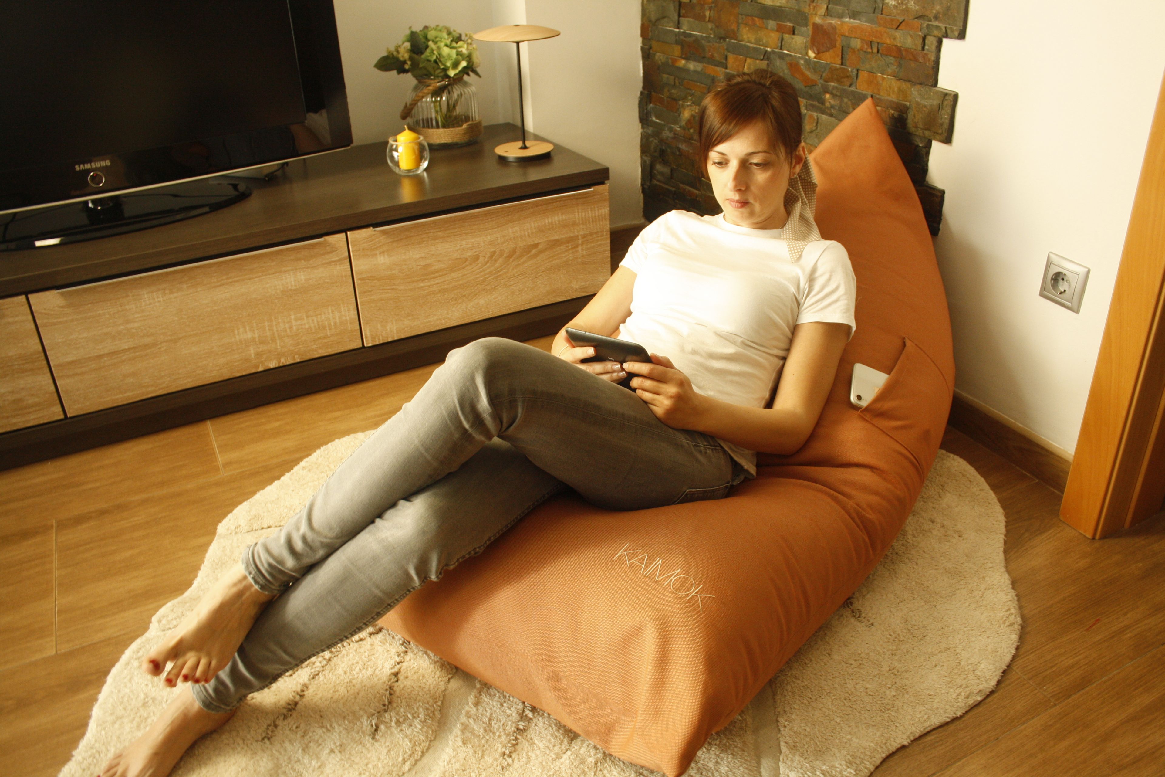 Кресло-мешок из ткани Kaimok оттоманка для внутреннего и наружного применения ARCH-00028192 - Вид №15