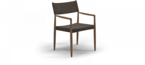 Tundra Dining Chair With Arms  Gloster Обеденный стул Tundra
