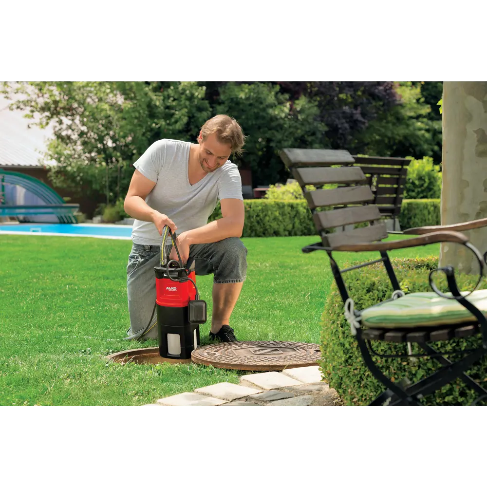Насос садовый колодезный AL-KO DIVE 6300/4 Premium высота подъема 40 м, кабель 10 м, 6300 л/час STLM-2129826 - Вид №7