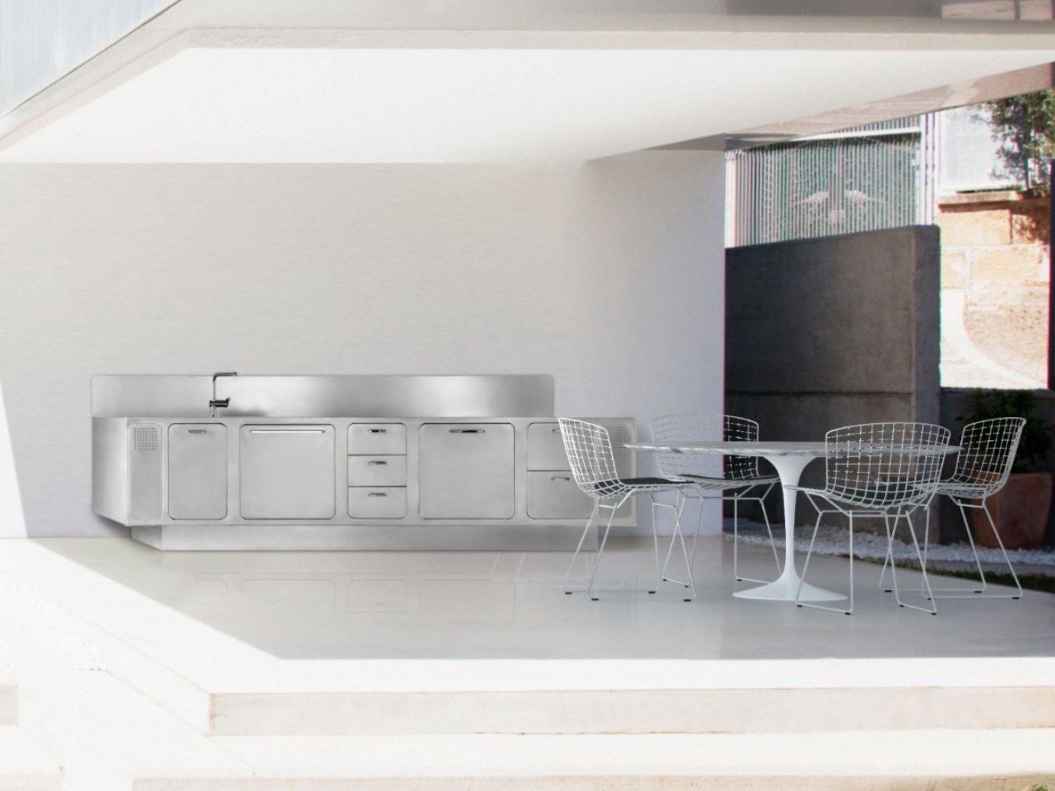 Наружная кухня из нержавеющей стали ABIMIS ARCH-00111582