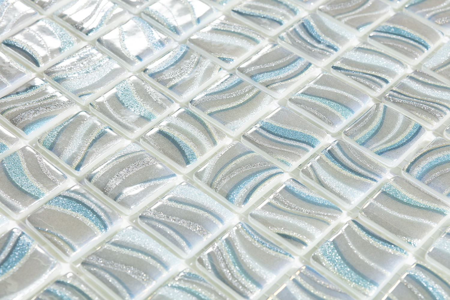 Сияющая мозаика Glitter Grey – волшебство в каждом отблеске STP-ST239 INCOLOR - Вид №1