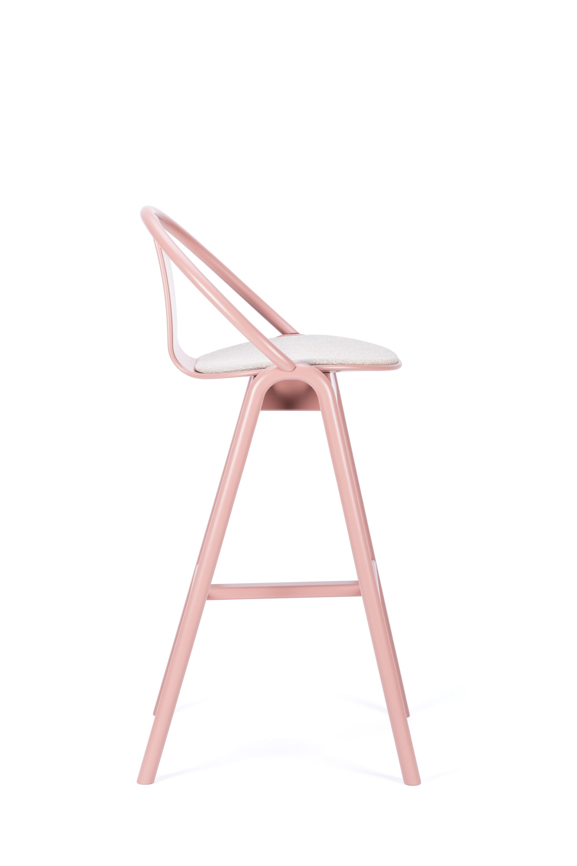Высокий стул с мягким сиденьем TON AGAIN ARCH-00023267 - Вид №33