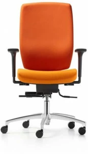 Dauphin Регулируемое по высоте офисное кресло из ткани с 5 спицами и подлокотниками Shape Sh 3625