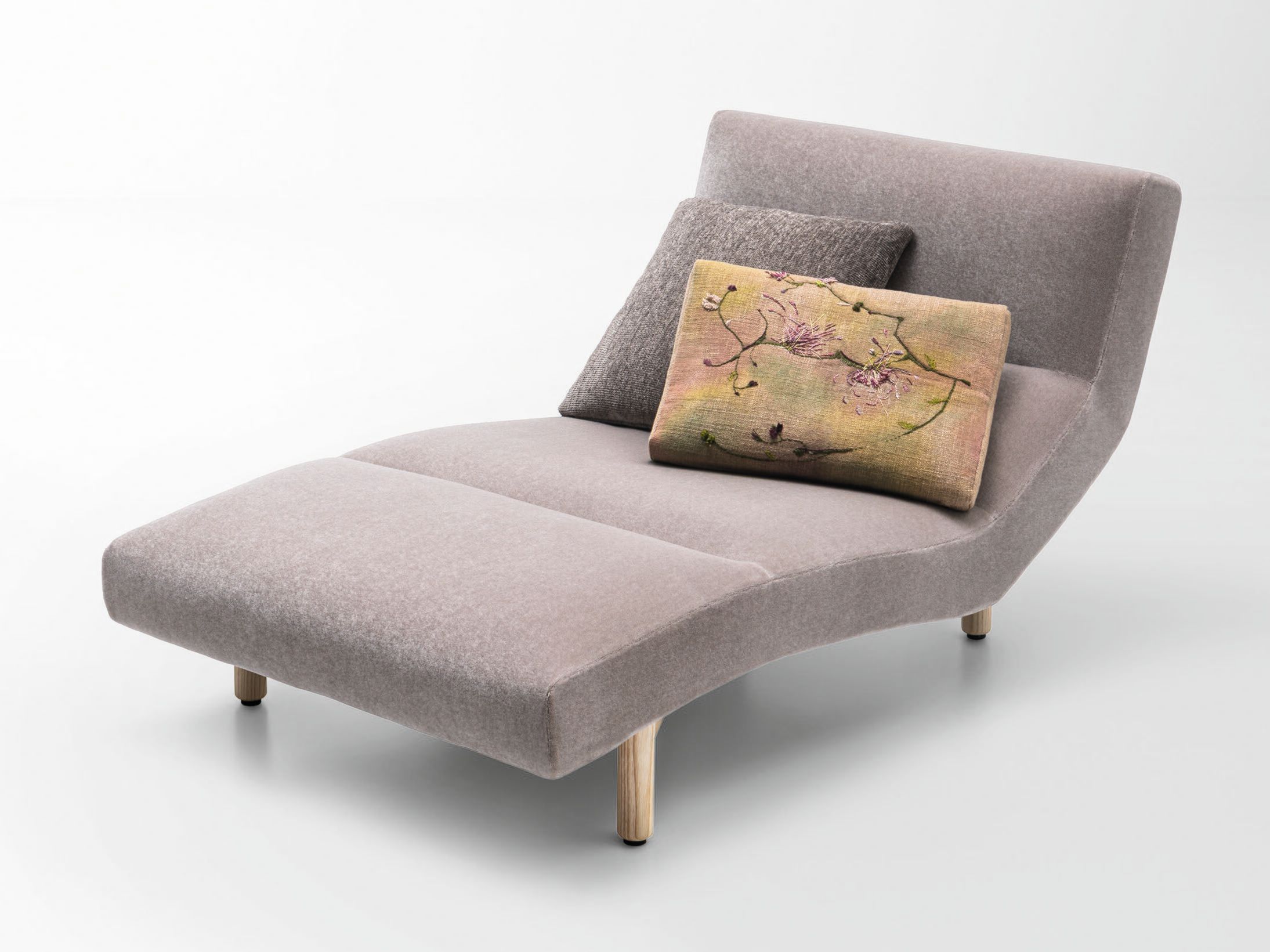 Мягкий шезлонг из ткани Paola Lenti YUI ARCH-00027503 - Вид №1