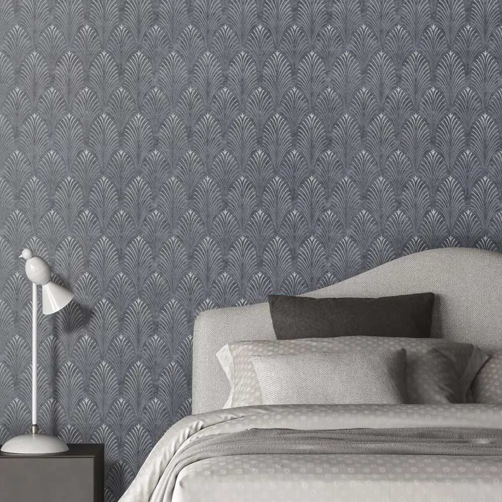 Обои флизелиновые A.S. Creation Style чёрные 1.06 м 138222 STLM-2134395 - Вид №3