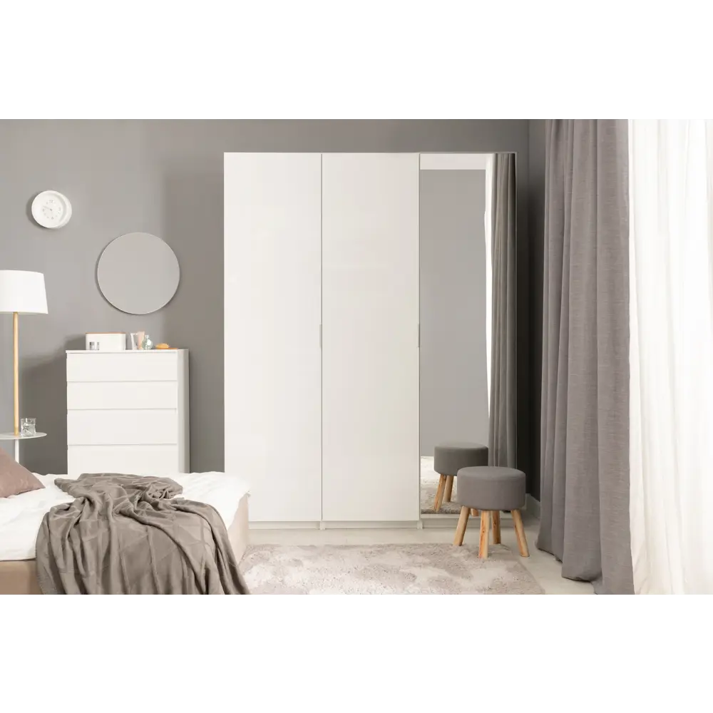 Дверь Лион 38x59.6x1.8 см ДСП цвет белый 89463535 STLM-2103306 Santreyd - Вид №7
