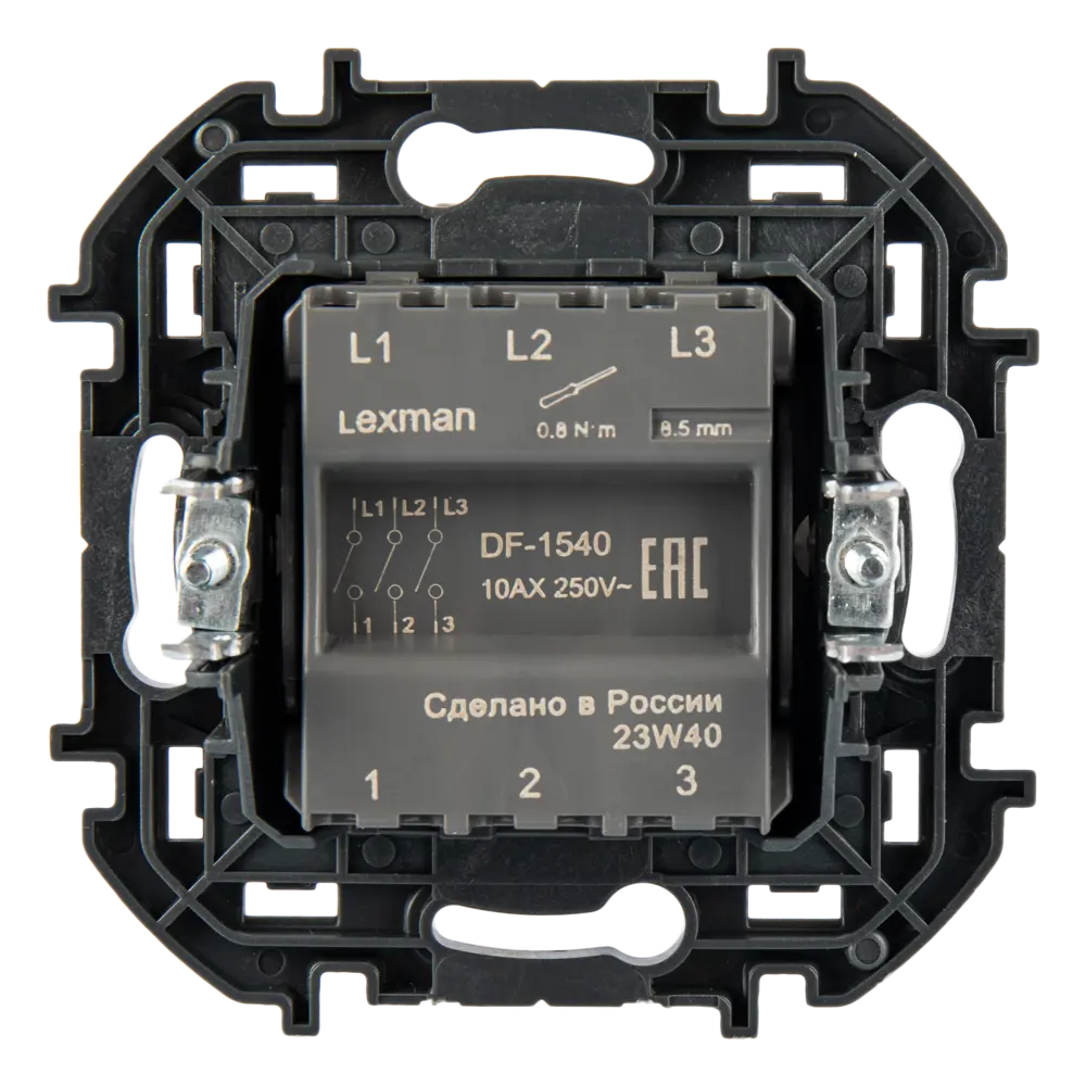 LEXMAN Lilian - трехклавишный выключатель для скрытого монтажа 86761728 STLM-1394125 - Вид №2