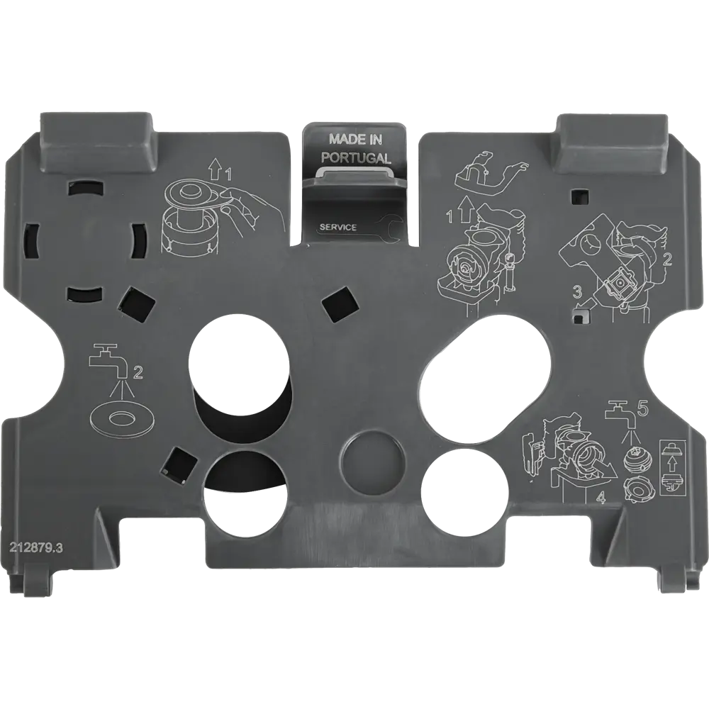 Инсталляция Oli Expert Black 40 см для подвесного унитаза с кнопкой цвет хром STLM-2125928 - Вид №3