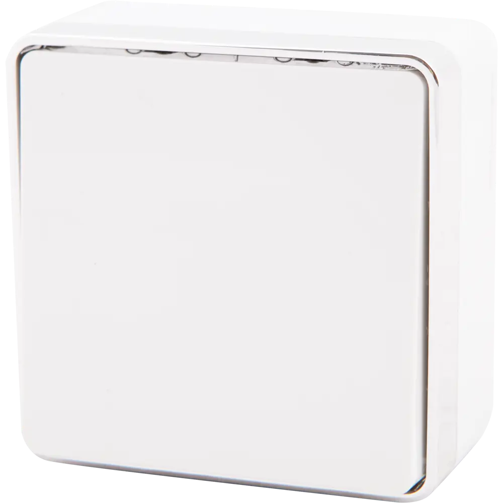 Проходной выключатель WERKEL Gallant с металлическим ободком для управления светом из нескольких точек 82036804 STLM-0018123 - Вид №1