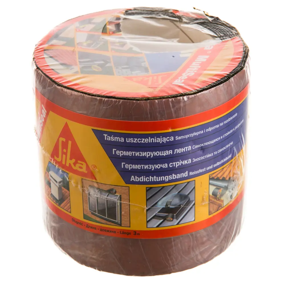 Лента герметизирующая Sika Multiseal, 3 м x 10 см, цвет светло-коричневый STLM-2103080