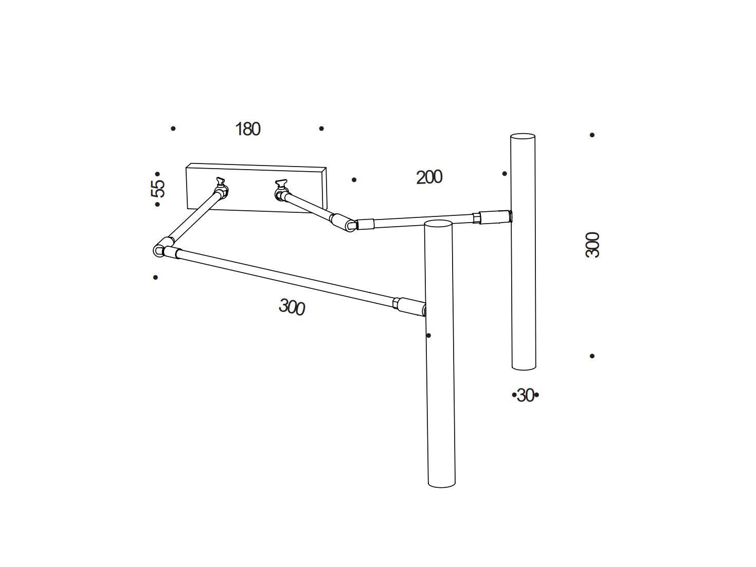 Регулируемый светодиодный настенный светильник Renzo Serafini TRENTA X 2 ARCH-00097009 - Вид №4