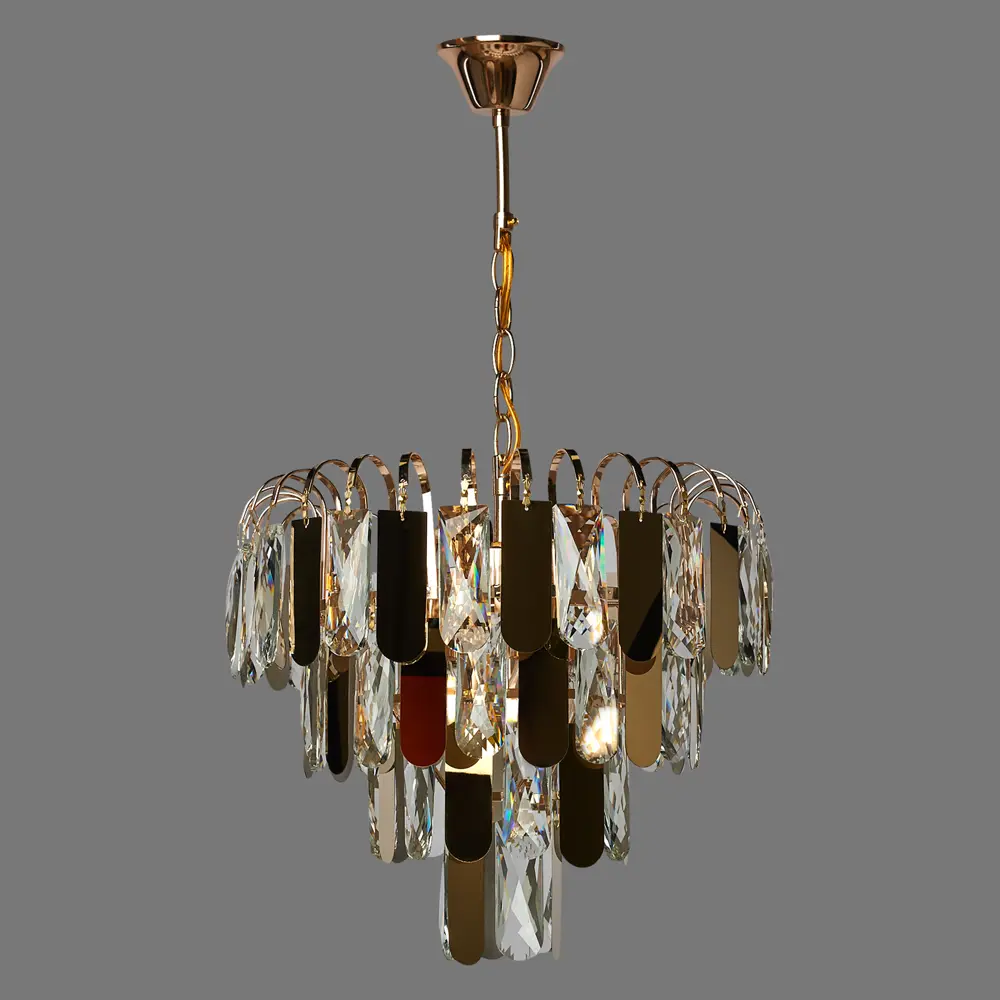 Люстра каскадная подвесная Wink Арника E1760/4, 4 лампы, 12 м², цвет золотистый STLM-2011486 - Вид №4