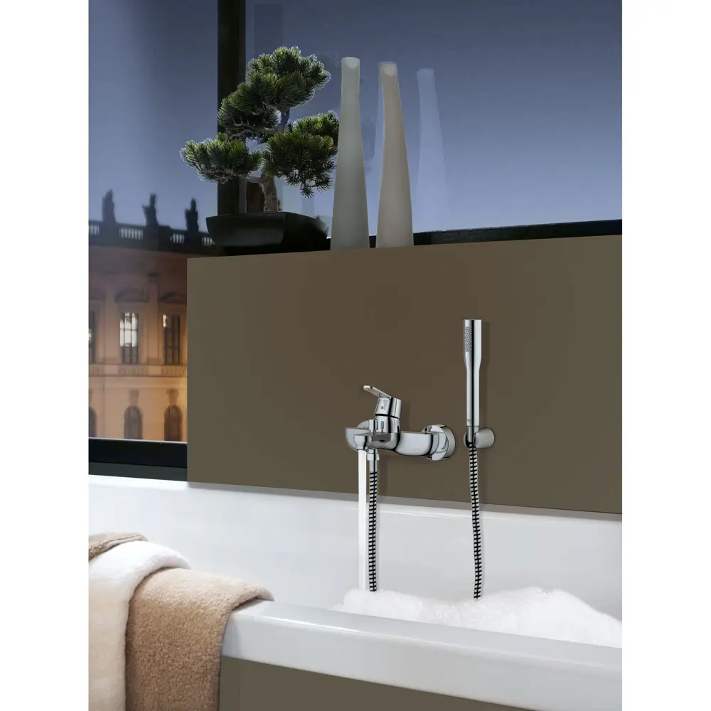 Смеситель для ванны Grohe Get однорычажный цвет хром STLM-2106749 - Вид №5