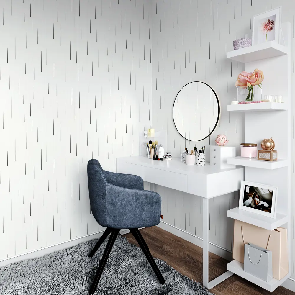 Обои флизелиновые Inspire Nochka белые 1.06 м IS72021-10 STLM-2177046 - Вид №3