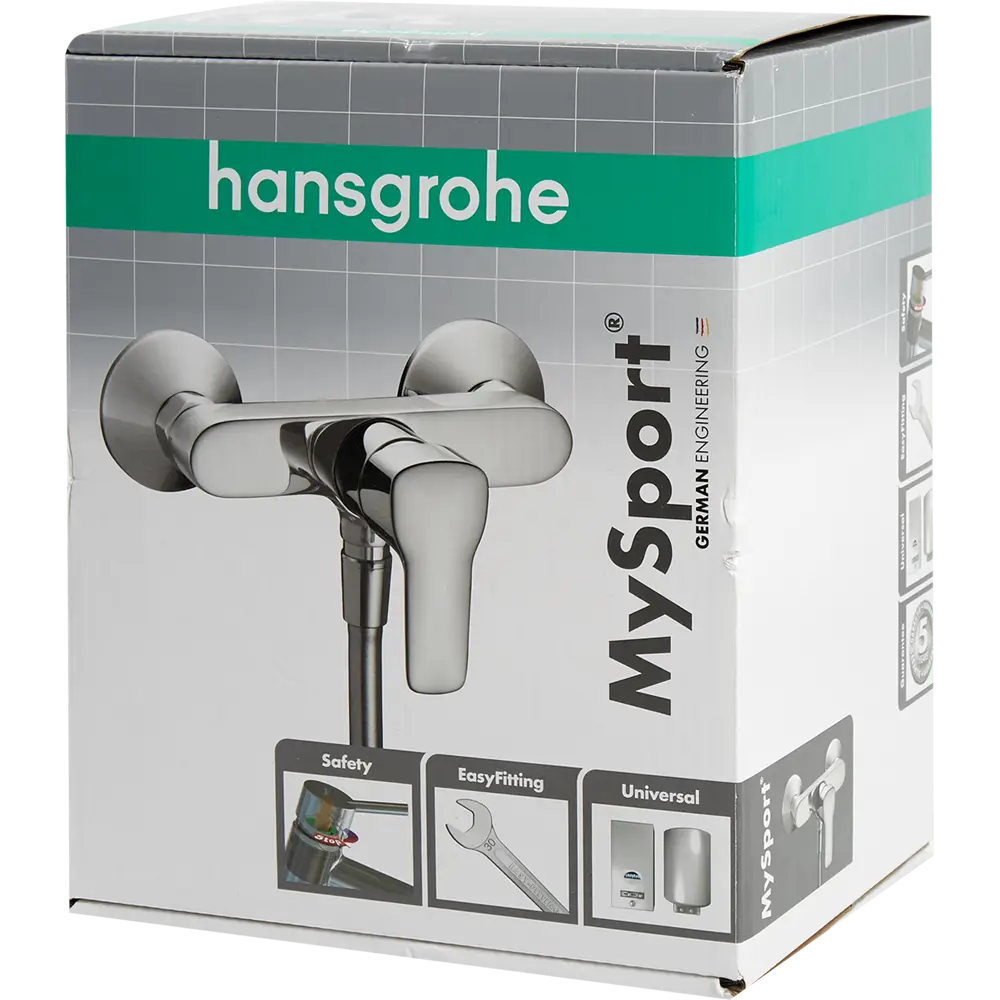 Смеситель для душа Hansgrohe MySport L однорычажный цвет хром STLM-2178140 - Вид №6
