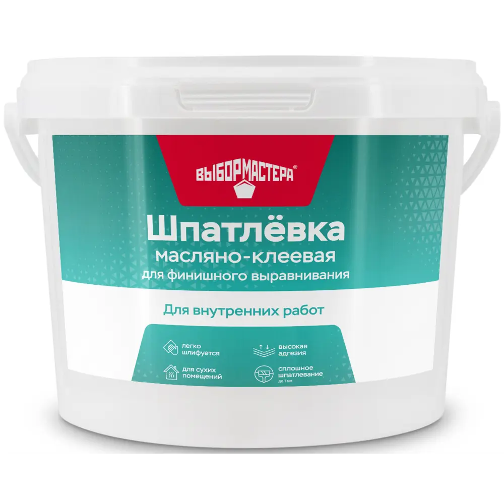 Шпаклевка масляно-клеевая Выбор мастера 3 кг 89408986 STLM-2179985 