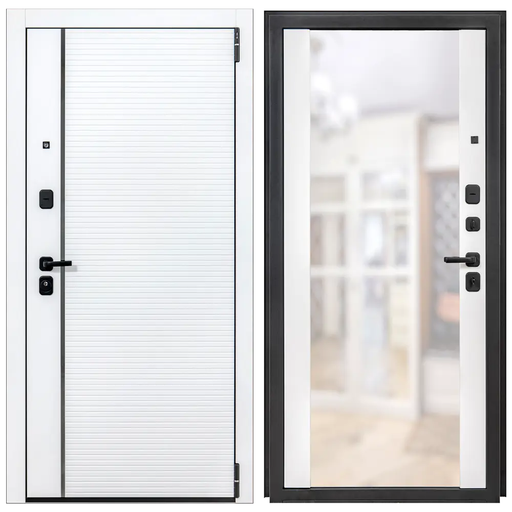 PORTIKA Входная дверь металлическая с зеркалом и замками 4 класса защиты 89397568 STLM-1584956