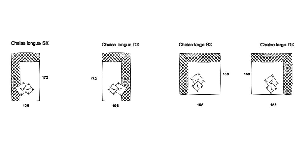 Бархатный угловой диван Former In Italia Brera Plus ARCH-00084546 - Вид №3