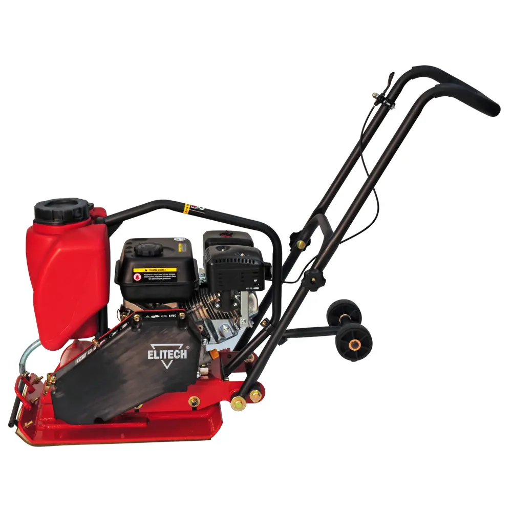Бензиновая виброплита Elitech ПВТ 60БВЛ с системой полива и транспортировочными колесами 85089137 STLM-0058621 - Вид №1