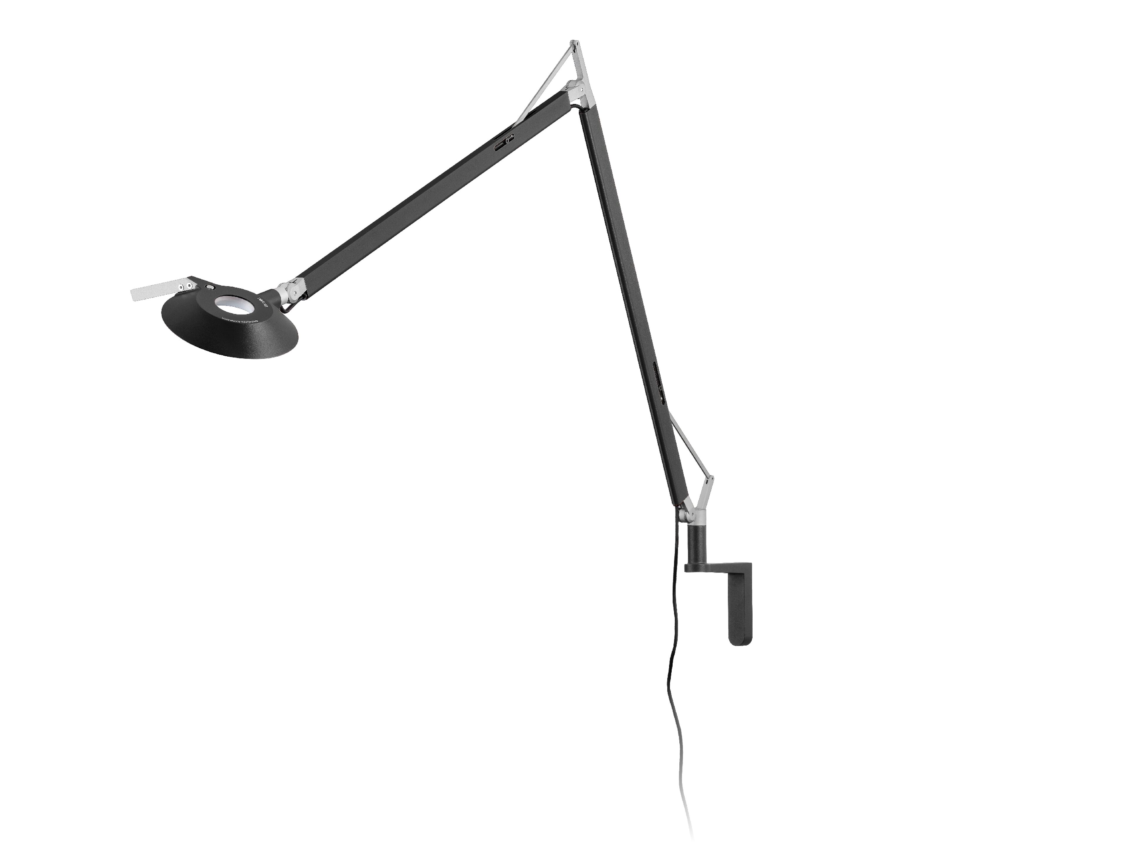 Алюминиевая настольная лампа с зажимом с гибким рычагом In Stock Stilnovo ARCH-00006398