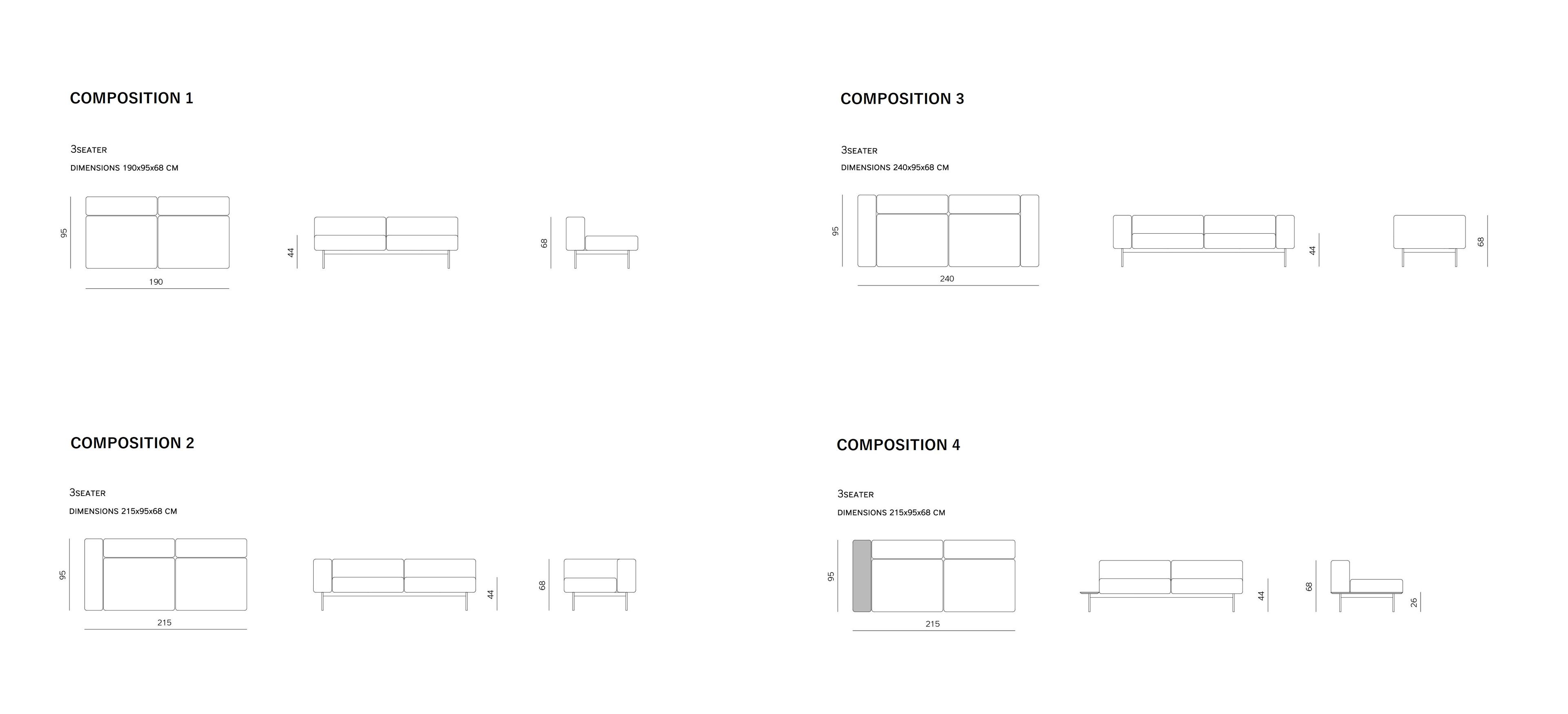 Кожаный модульный диван prostoria Convert ARCH-00038827 - Вид №4