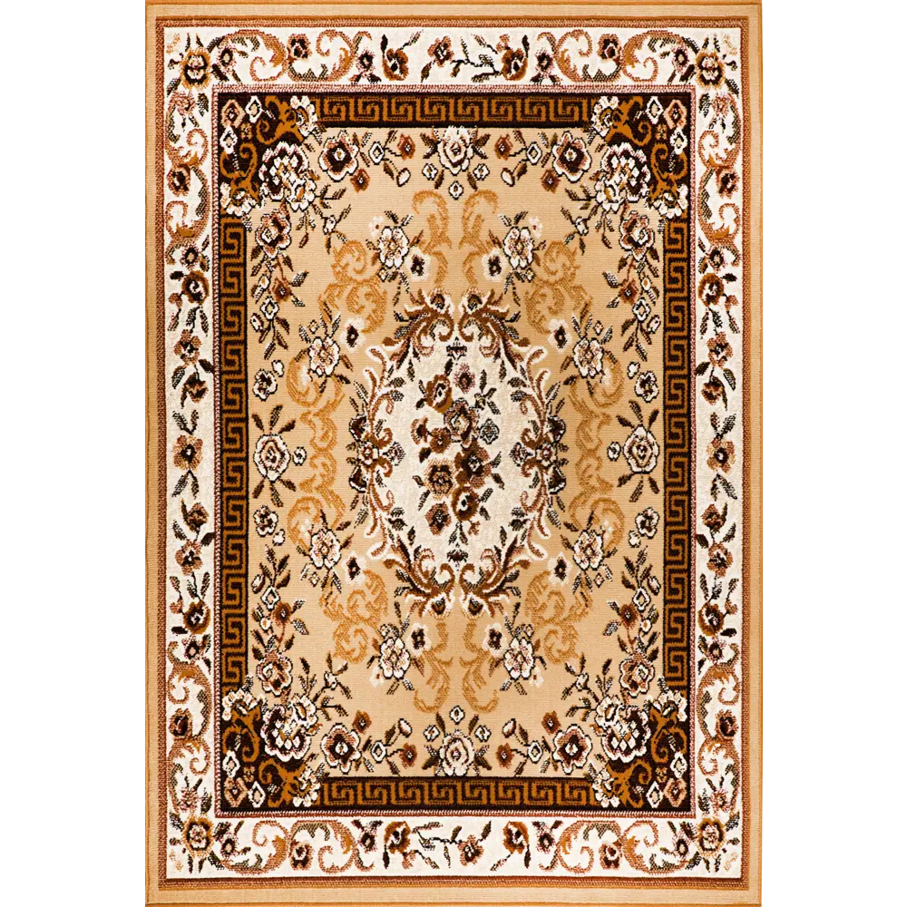 Ковер полипропилен Гарда 140x190 см цвет бежевый MERINOS STLM-2111375